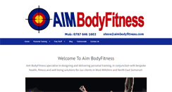 Desktop Screenshot of aimbodyfitness.com